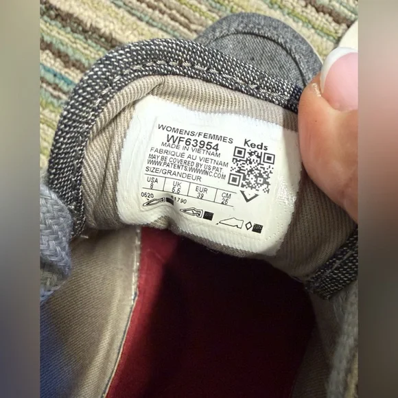 Keds Center III Canvas Lace Up in Gray Charcoal Tweed - Picture 11 of 12